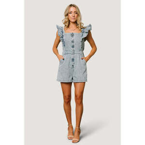 Baltic Born Montgomery Denim Romper | Blue Size MM